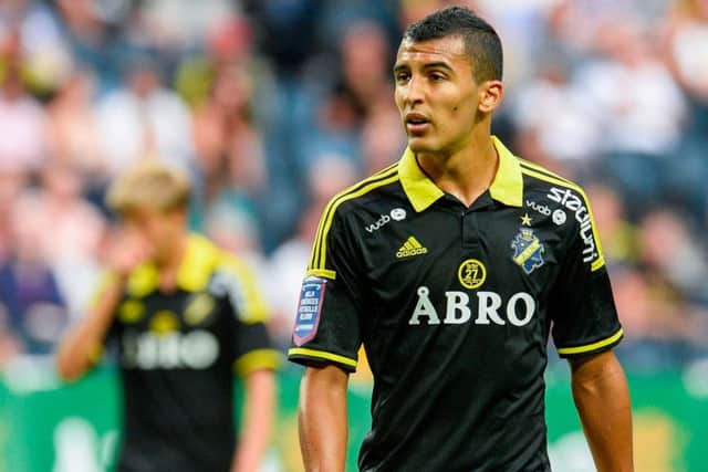 Nabil Bahoui scored for AIK against Sheriff Tiraspol to set up a tie with Celtic