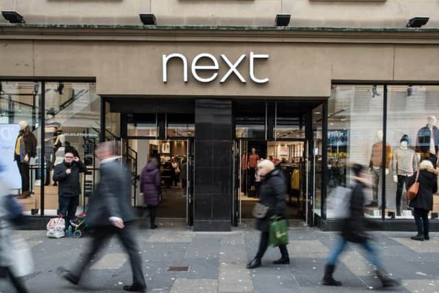 High street stalwart Next already has a relationship with Ted Baker, selling its brands through its Label business. Picture: John Devlin