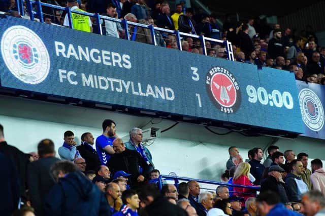 Rangers eased past their Danish opponents. Picture: SNS