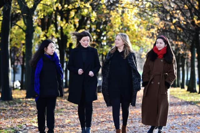 The Family Friendly Working Scotland team. Picture: John Devlin