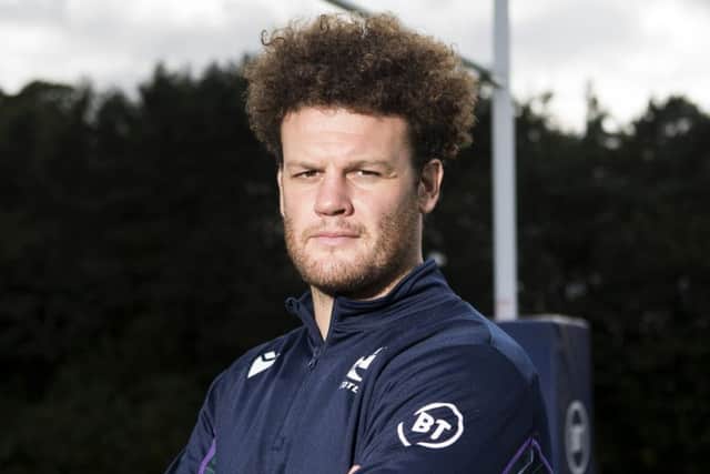 Duncan Taylor is back from injury and will start for Scotland against France. Picture: Bruce White/SNS