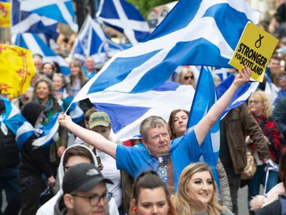 A previous AUOB march in Glasgow