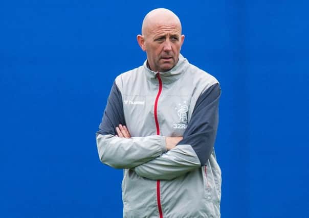 Rangers assistant manager, Gary McAllister. Picture: SNS
