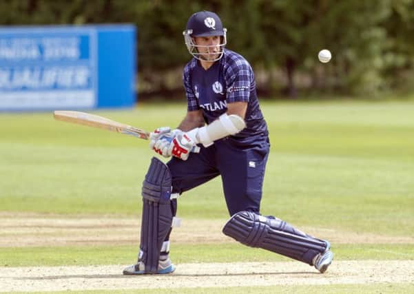 Kyle Coetzer was four runs short of a century. Picture: @ICC/Donald MacLeod