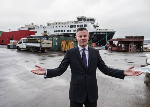 Finance Secretary Derek Mackay announced last week that ministers would be taking over Ferguson Marine on an interim basis. Picture: John Devlin
