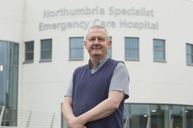 Dr Jeremy Rushmer, medical director at the Northumbria Specialist Emergency Care Hospital at Cramlington.