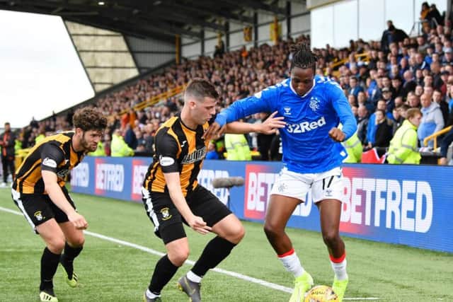 Joe Aribo in action during East Fife win.