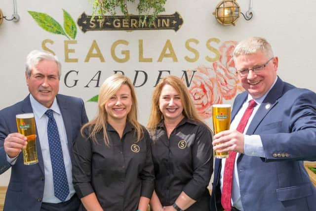 Fron left: Iain Gray, Sarah Couch, Christine O'Brien and Martin Whitfield. Picture: Gordon Bell.