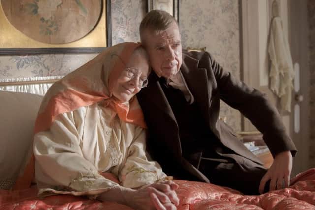Spall as LS Lowry and Vanessa Redgrave as his mother Elizabeth in Mrs Lowry & Son