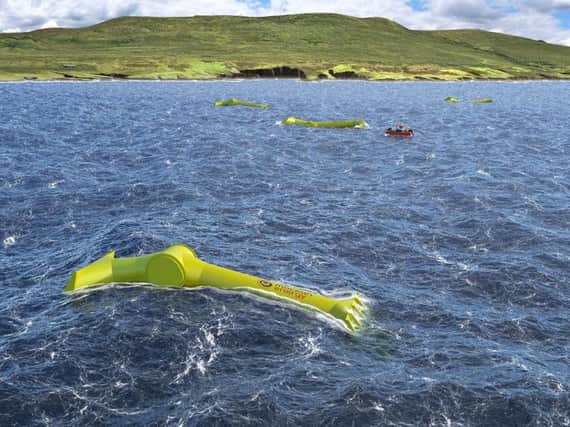 Mocean has secured 3.3m from Wave Energy Scotland (WES) to develop and build a scale prototype of its Blue Horizon wave machine. Picture: Contributed