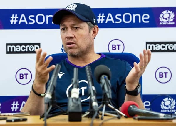 Scotland defence coach Matt Taylor says some players have played their way out of contention. Picture: Craig Williamson/SNS/SRU