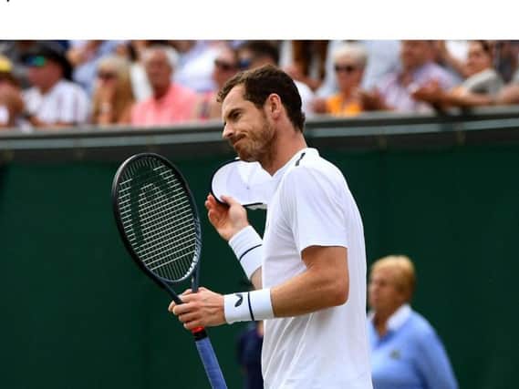 Andy Murray is stepping up his return to singles action