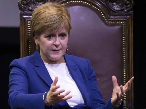 Nicola Sturgeon at one of several Edinburgh Fringe appearances this year