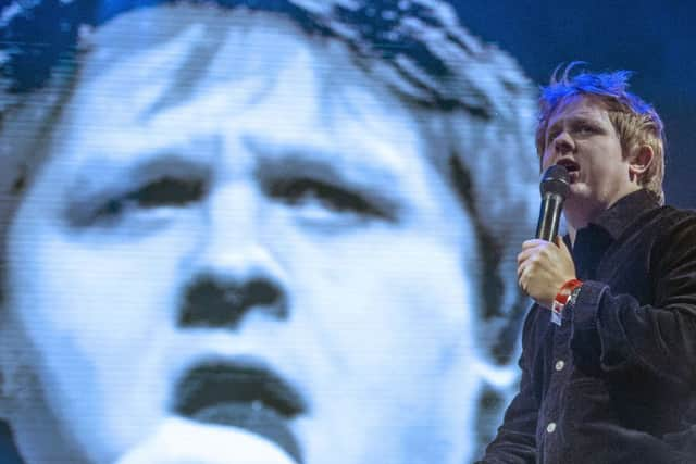 Lewis Capaldi on stage during his recent Summer Sessions concert in Princes Street Gardens. Picture: Neil Hanna