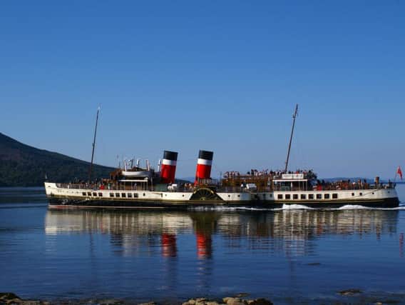 The Waverley paddle steamer.