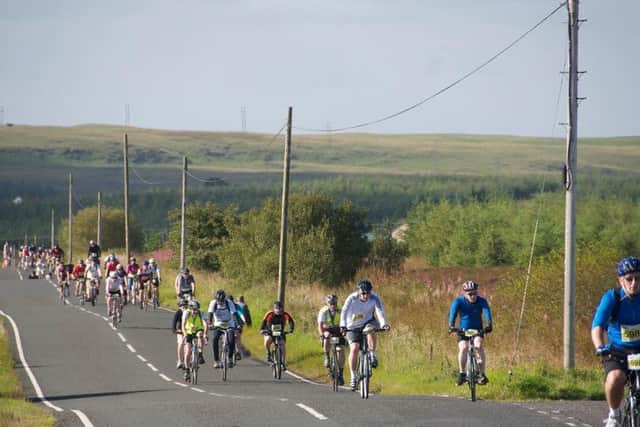 Riders get stunning views of the countryside. (Picture: Pedal for Scotland)