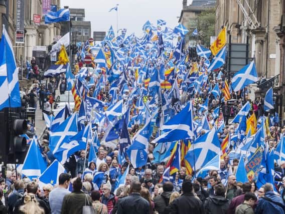 The show by Kevin Gilday proposes a Scottish citizenship test in an independent nation