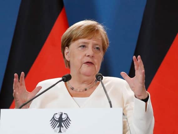 German chancellor Angela Merkel