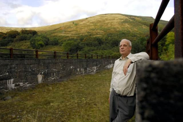 Bill Jamieson in the Lochearnhead countryside, Stirlingshire.