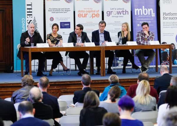 Conference on Data Innovation at Paterson's Land, Edinburgh University Holyrood Campus.