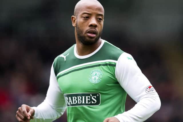 Junior Agogo had a short spell with Hibernian. Picture: SNS