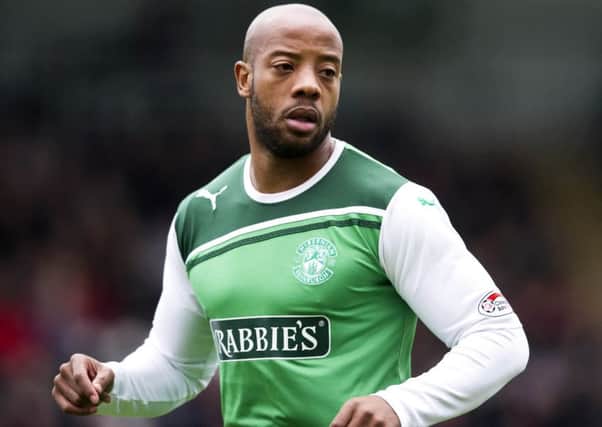Junior Agogo had a short spell with Hibernian. Picture: SNS