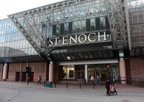 The St Enoch shopping centre where the accident occurred