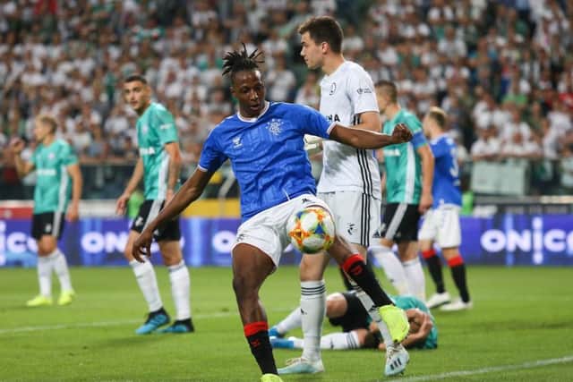 Joe Aribo boots away the ball after play is whistled dead. Picture: PressFocus/Shutterstock
