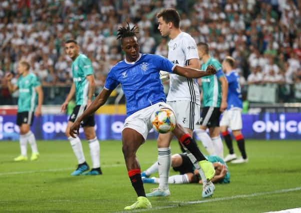 Joe Aribo boots away the ball after play is whistled dead. Picture: PressFocus/Shutterstock