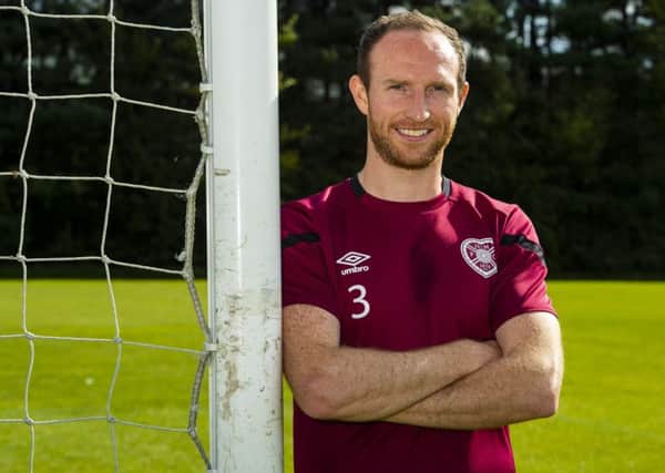 Aidy White believes his struggle with long-term injury has given him a mental toughness and resilience now that he  has made his Hearts first team debut. Picture: SNS.