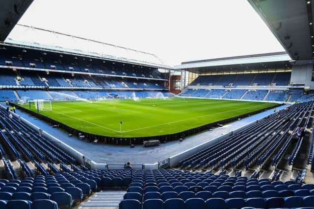 A general view of Ibrox