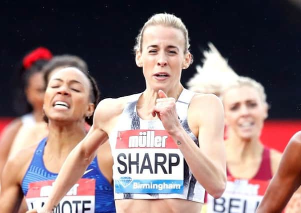 Scots 800m runner Lynsey Sharp has been in impressive form of late. Picture: Martin Rickett/PA Wire.