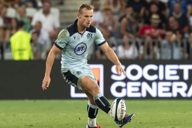 Rory Hutchinson in action for Scotland against France in Nice. Picture. Gary Hutchison/SNS/SRU