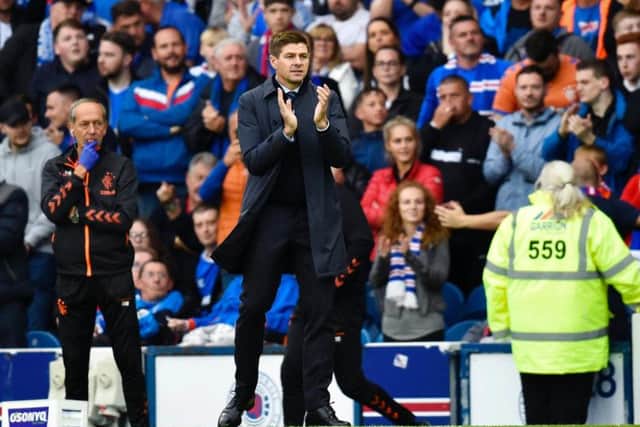 Steven Gerrard at Ibrox