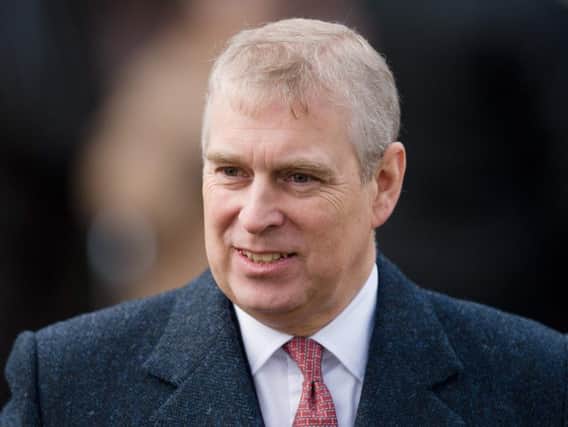 The Duke of York said he was 'appalled' by the allegations. Picture: AP