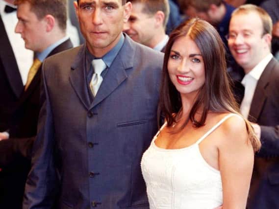 Vinnie Jones has spoken about the death of his wife for the first time.