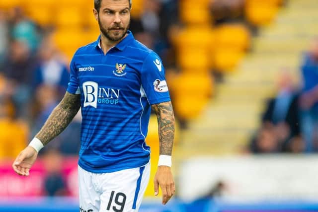 St Johnstone defender Richard Foster.