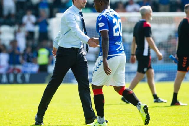 Alfredo Morelos could leave Rangers. Picture: SNS