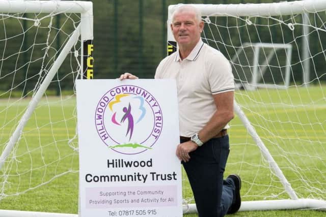 Rangers star Ian Durrant has backed an ambitious plan to build a state-of-the-art facility at Hillwood Park in Priesthill.