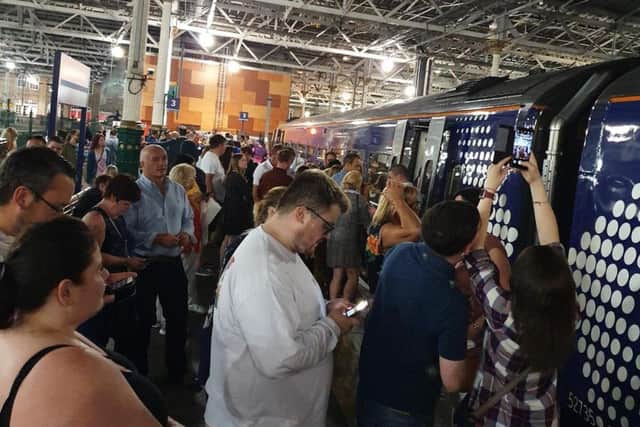 ScotRail has apologised for the disruption last Saturday night