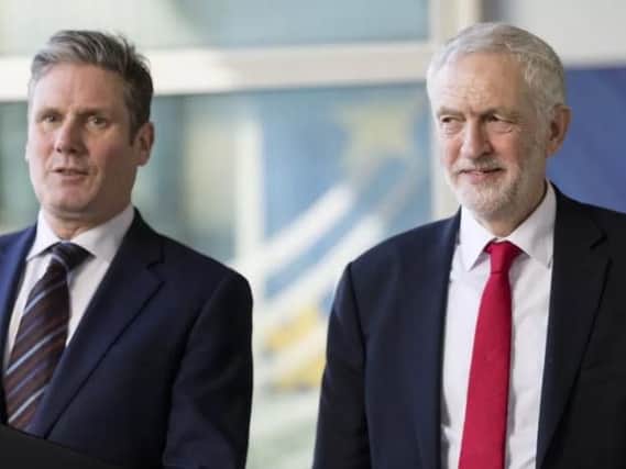Labour leader Jeremy Corbyn and shadow Brexit Secretary Sir Keir Starmer