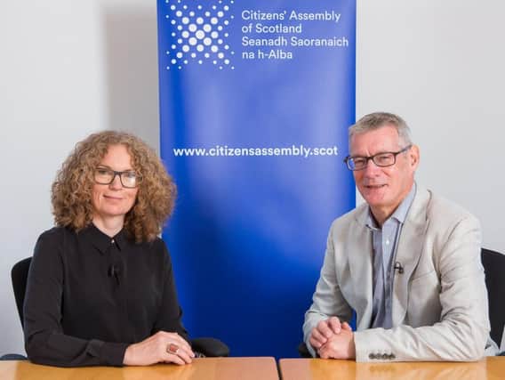 Kate Wimpress and David Martin, co-conveners of the Citizen's Assembly, have announced the opening of recruitment of members.