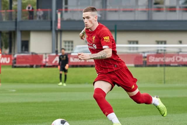 Ryan Kent in action for Liverpool Under-23s earlier this month