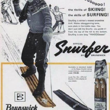 An early Snurfer ad