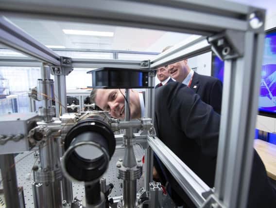 Scottish finance secretary Derek Mackay officially launched the M Squared facility. Picture: Contributed