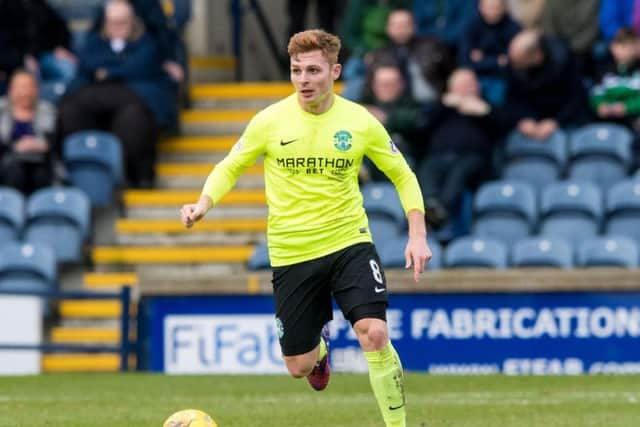 Former Hibs midfielder Fraser Fyvie.