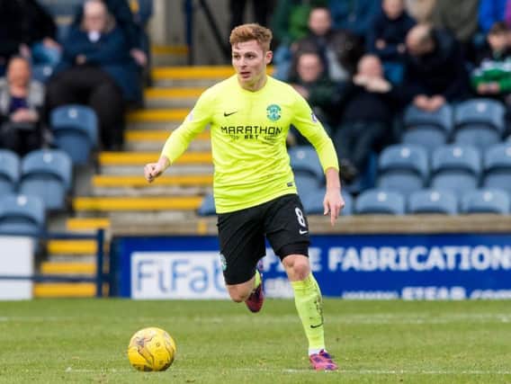 Former Hibs midfielder Fraser Fyvie.