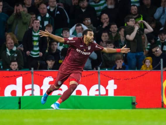 Billel Omrani scored twice against Celtic for Cluj to knock the Parkhead side out of the Champions League qualifiers. Picture: SNS