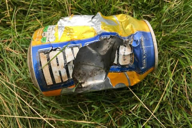 The discarded can. Picture: SWNS