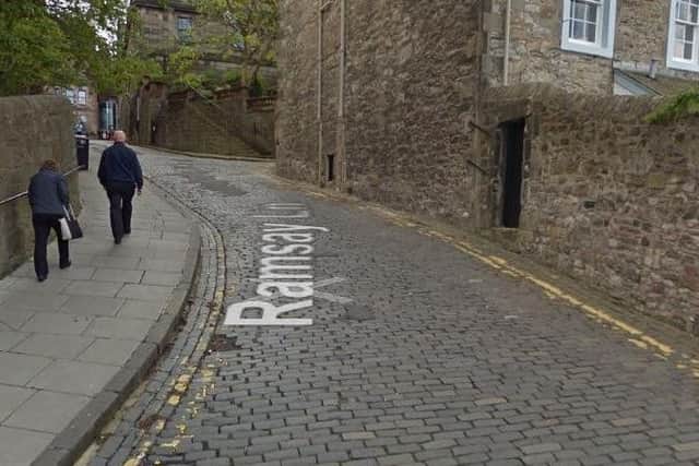 Edinburgh's Old Town, with its twisting cobbled streets, surprisingly lays claim to just one of the top ten steepest streets in Scotland. Ramsay Lane, which runs off the Mound, has a gradient of 15.73 per cent.